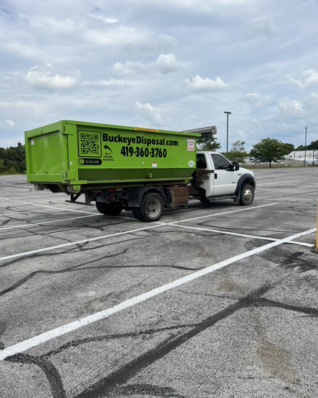 dumpster rental cost in Toledo OH